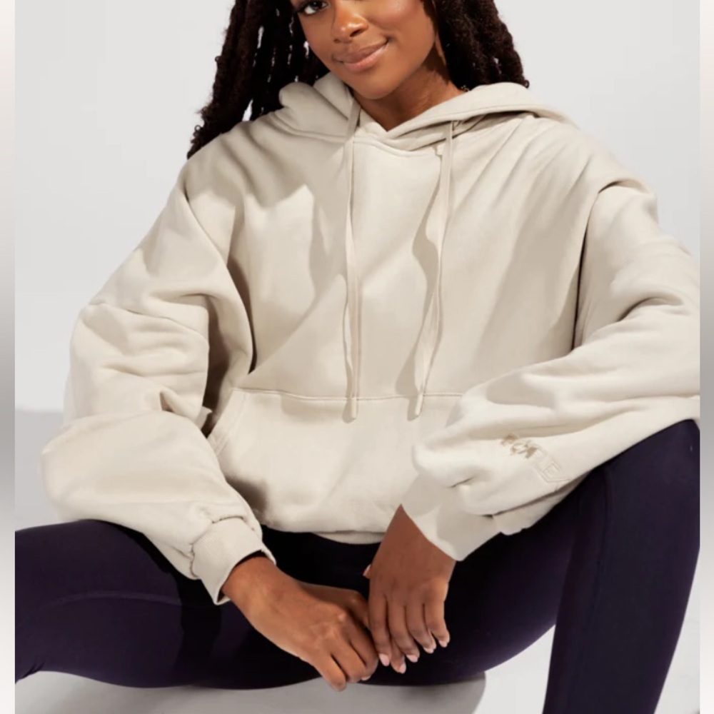Popflex pullover hoodie seashell